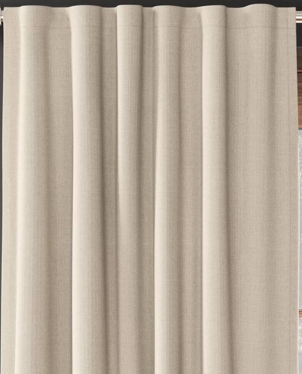 Threshold 50"x63" Blackout Aruba Curtain Panel Natural